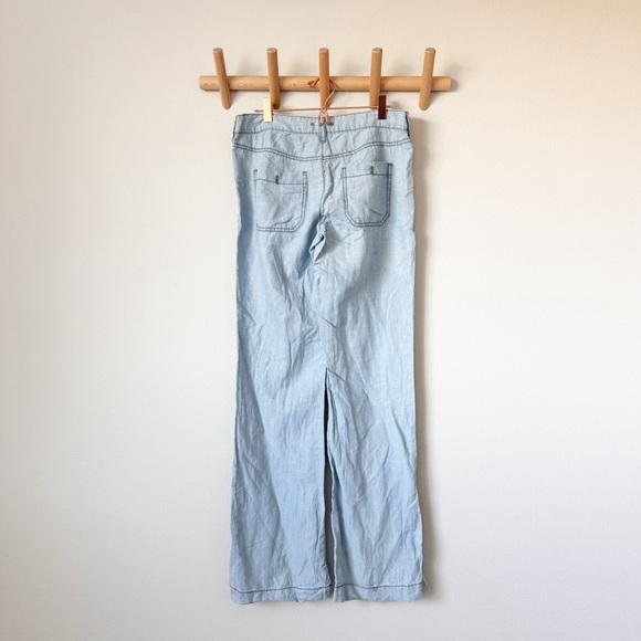 Pilcro Chambray Tencel and Linen Blend Jeans - Picture 4 of 10